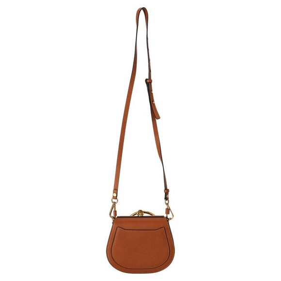 Pre Loved chloe Nile Minaudire Crossbody Bag Women brown | ochre Handbags - Picture 2 of 8